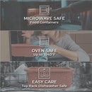 15 oz. Brixton Porcelain Ceramic Container with Glass Lid