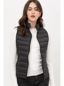Ultra Lightweight Padded Puffer Vest w/ Pouch - OutletSavings