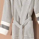 Bathrobe Turkish Cotton Lightweight Summer Hood Kimono Robe