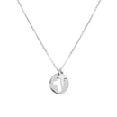 Stainless Steel Cutout 2 Piece Cross Necklace