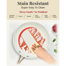 Gotham Steel Natural Collection Blue/Cream 10" Fry Pan