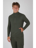 90 Degree By Reflex Men's Everyday Half Zip Long Sleeve Top