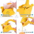 Fruit Manual Juicer - Heavy Duty Juice Press Squeezer