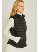 Ultra Lightweight Padded Puffer Vest w/ Pouch - OutletSavings