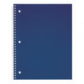 Just Basics Poly Spiral Notebook, 8" x 10-1/2", 1 Subject, Wide Ruled, 70 Sheets, Green