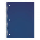 Just Basics Poly Spiral Notebook, 8" x 10-1/2", 1 Subject, Wide Ruled, 70 Sheets, Green