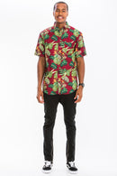 HAWAIIAN BUTTON DOWN SHIRT WS7005