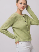 Pointelle Cardigan