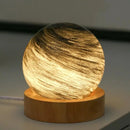Adjustable Glass Art Planet Led Desk Lamp Planet Lamp Night