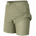 Men's 2 in 1 Stretch Quick Dry Gym Running Shorts With Liner - OutletSavings