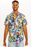 PRINT HAWAIIAN SHIRT - OutletSavings