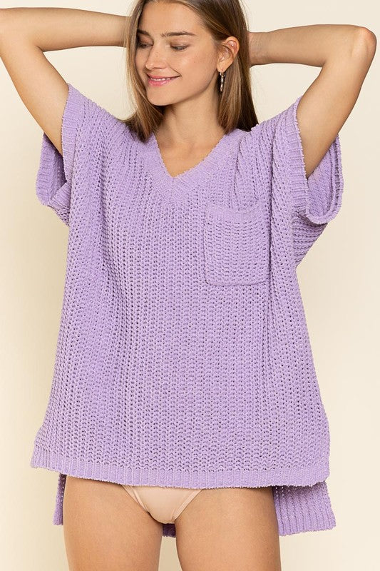 chenille thread pullover sweater sale
