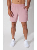 Men's Woven Short with Back Zipper Pocket