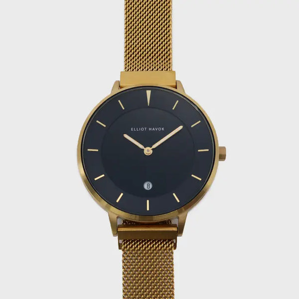 Gold Ember Minimalist Mesh - 38mm