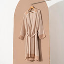 Bathrobe Turkish Cotton Quick-Dry Light Robe Spa Lounge Wear