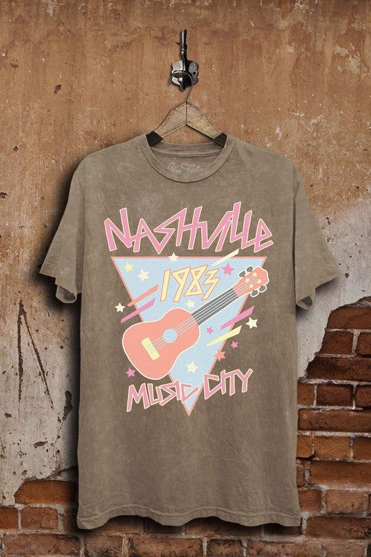 Nashville Music City Graphic Top