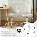 Desk Chair with Stylish Backrest