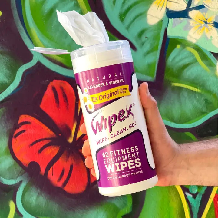 Wipex® Natural Yoga Mat Wipes | Soft, Plant-Based, Infused with Essential Oils