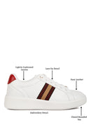 Loyalty Embroidery Detail Sneakers - OutletSavings