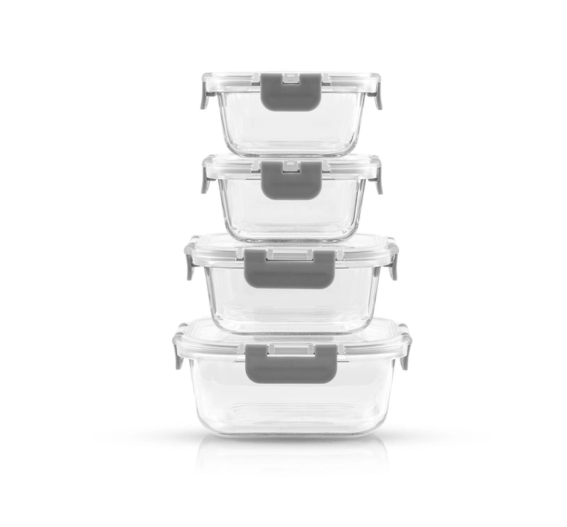 Joyful 12 Glass Storage Containers with Leakproof Lids