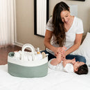 Rope Diaper Caddy Organizer 8.5" X 15" X 8" By Comfy Cubs