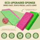 Compostable Kitchen Sponge - 6 Pack Eco Pop Up Sponges
