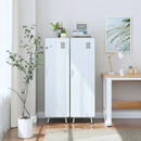 Industrial Metal Cabinet - Grey Green/Green/White