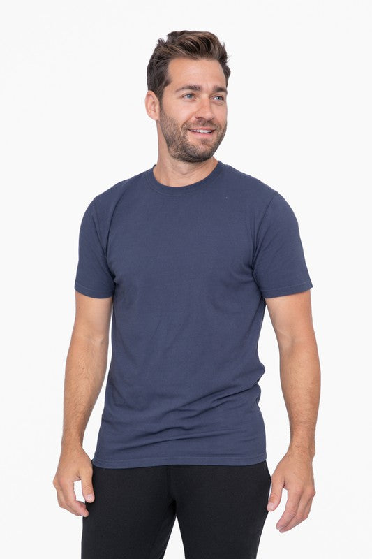 Pima Cotton Blend Short Sleeve Tee