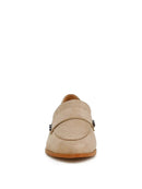 Durance Studded Genuine Suede Loafers - OutletSavings