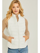 Ultra Lightweight Padded Puffer Vest w/ Pouch - OutletSavings