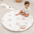 Premium Play Mat, Quilted Baby Mat For Floor By Comfy Cubs