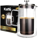 Kaffe French Press Coffee Maker. Double-Wall Glass (0.8L)