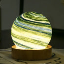 Adjustable Glass Art Planet Led Desk Lamp Planet Lamp Night