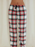 Youmita Lady Plaid Fleece Pajamas