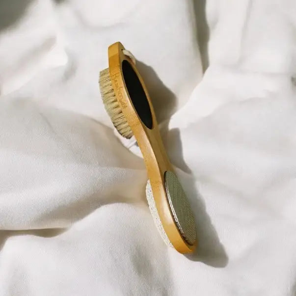 Bamboo Exfoliating Foot Pedicure Tool | Christmas Gift