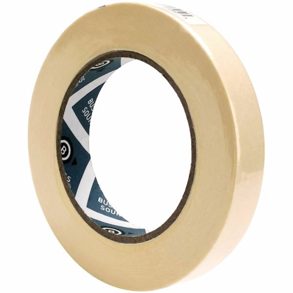 Business Source Utility-purpose Masking Tape - 60 yd x 0.75"- 3" Core