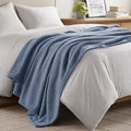 Solid Neutral Faux Feathersoft Blanket