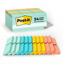 Post-it Notes, 24 Pads, 1 3/8 in x 1 7/8 in, Clean Removal, School Supplies and Office Products, Sticky Notes