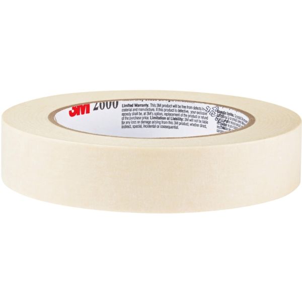 3M Highland Masking Tape, 1" x 60 yd., Cream