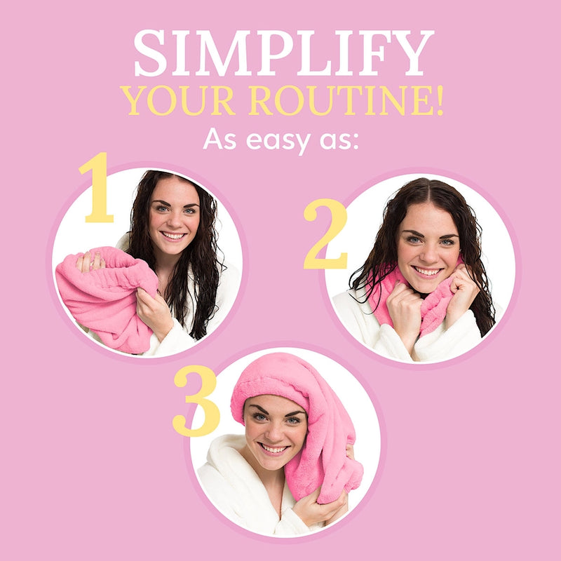 Microfiber Hair Towel - Luxurious Quick Dry