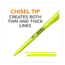 BIC Brite Liner Highlighters Pocket Style, Chisel Point, Assorted, 5-Pack