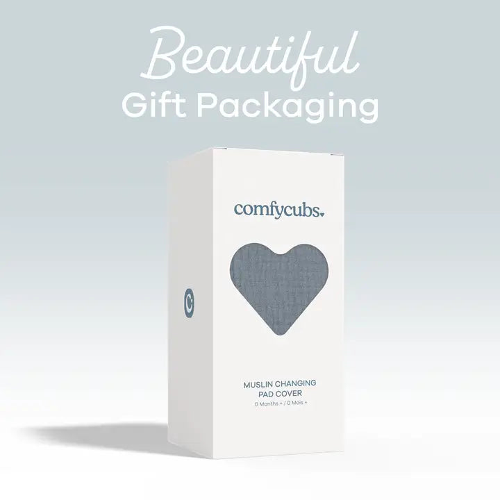 Muslin Fitted Changing Pad Cover Universal Fit By Comfy Cubs