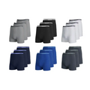 Blu Rock Men's Stretch Cotton Boxer Briefs (3 Pack)