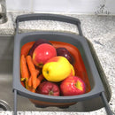 Collapsible Colander with Extendable Handles