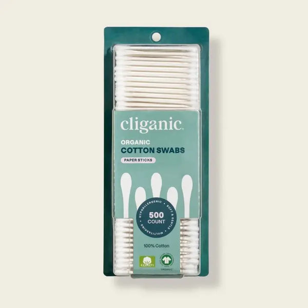 Cotton - Organic Cotton Swabs, 500ct