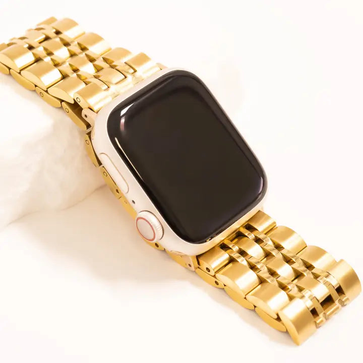 18K Gold Pvd Stainless Steel Smart Watch Band