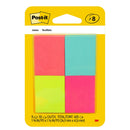 Post-it Notes, 8 Pads, 1 3/8 in x 1 7/8 in, Clean Removal, School Supplies and Office Products, Sticky Notes