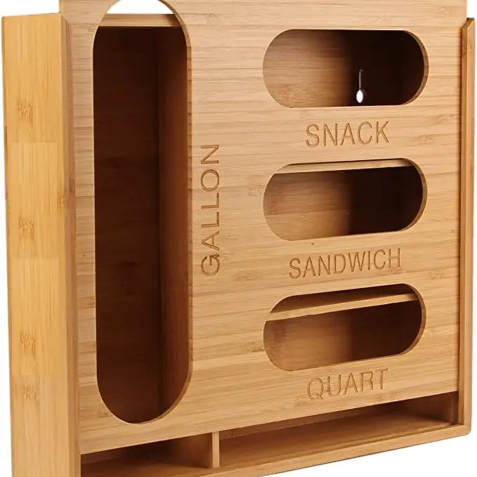 Bamboo Storage Bag Organizer