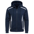 Men's Sherpa Fleece Lined Reflective Tech Zip Hoodie