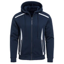 Men's Sherpa Fleece Lined Reflective Tech Zip Hoodie